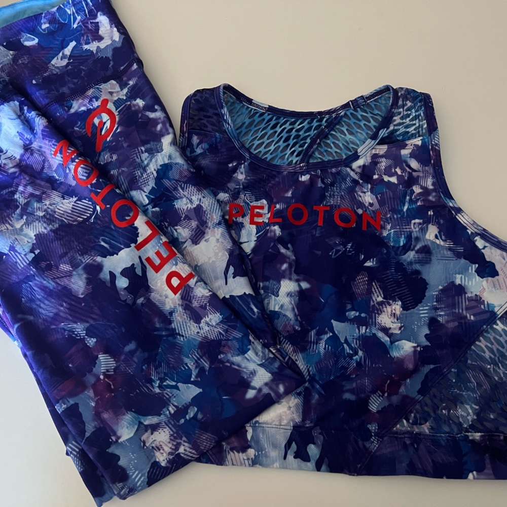 NWOT Peloton x WITH collaboration Multicolor Workout Set Size XXL